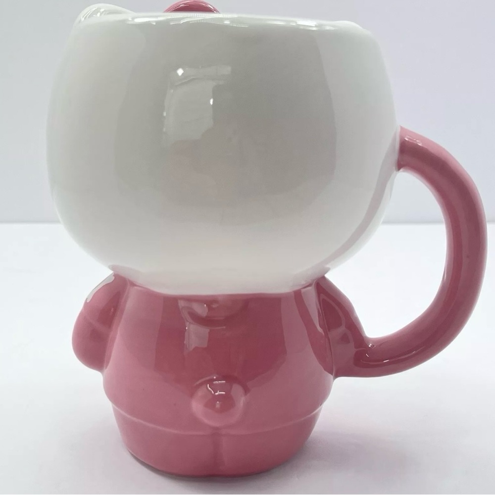 Hello Kitty Halloween Pink Skeleton Bow Mug 2024 Cup Ceramic Sanrio 20 Oz New - Picture 3 of 3